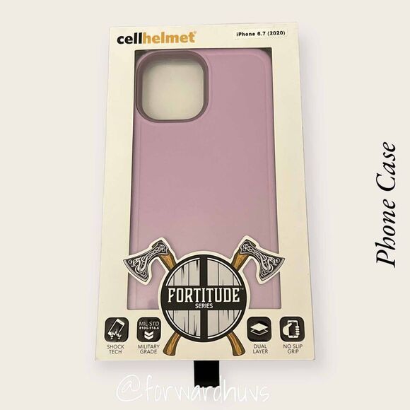 Cellhelmet Fortiitude Series iPhone 6.7” (2020) Lilac Blossom Purple Case - Picture 5 of 8